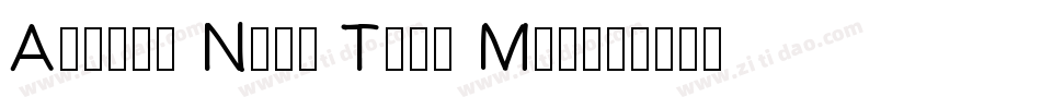 Avenir Next Thai Mod字体转换
